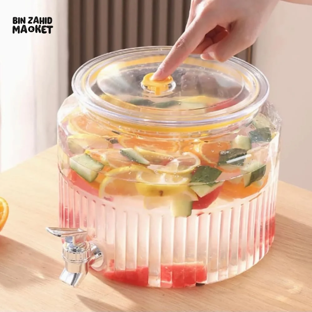 ACRYLIC PREMIUM JUICE CONTAINER – ELEGANT & DURABLE BEVERAGE DISPENSER - 5.6 LITERS - Image 4