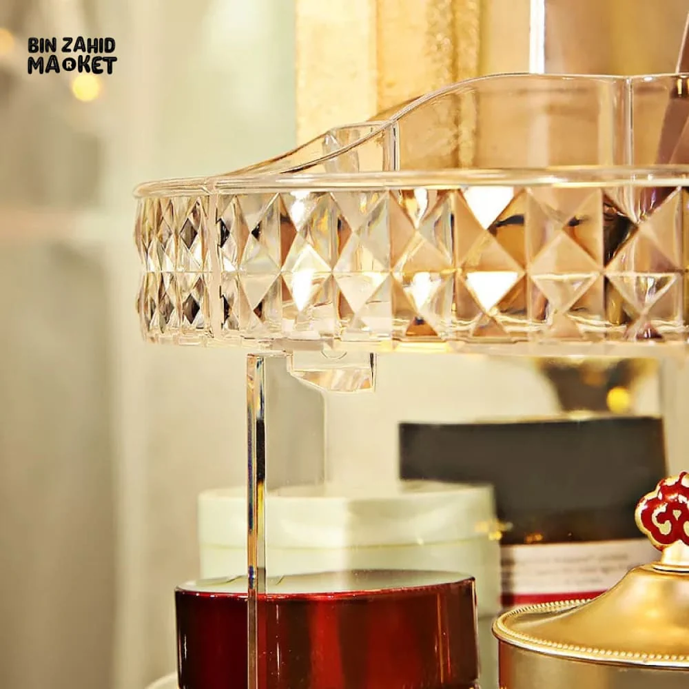 ROTATING COSMETIC ORGANIZER - TRANSPARENT - Image 4