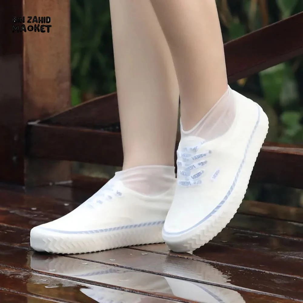 SILICONE WHITE SHOE COVER - Image 3