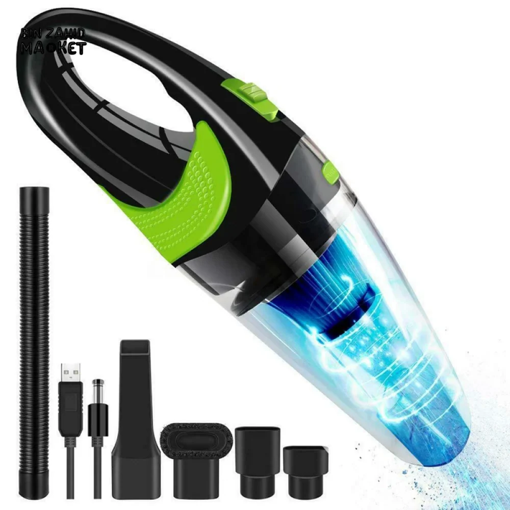 STRONG POWER CAR VACUUM CLEANER 120W PORTABLE HANDHELD MINI VACUUM - Image 3