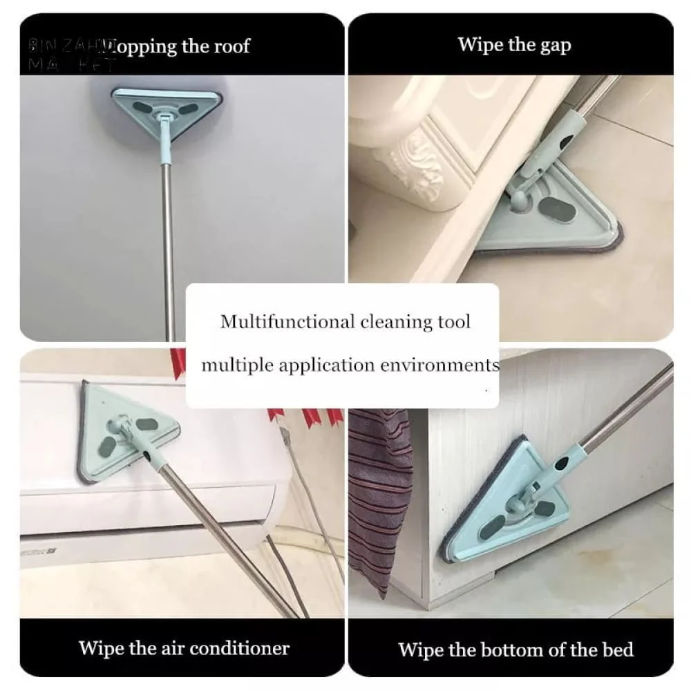 TELESCOPIC TRIANGLE CLEANING WIPER MOP - Image 7