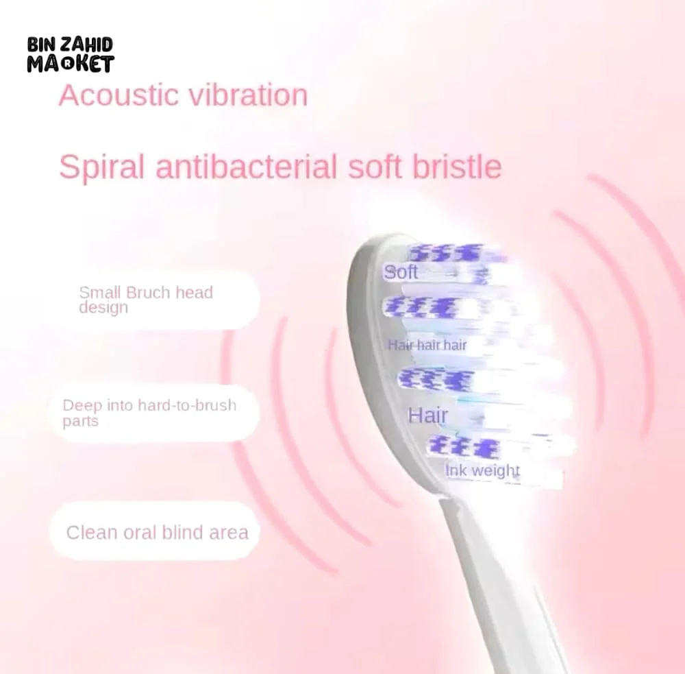 ULTRADENT ECLECTRIC TOOTHBRUSH WITH 2X EXTRA BRUSH-HEADS - Image 4
