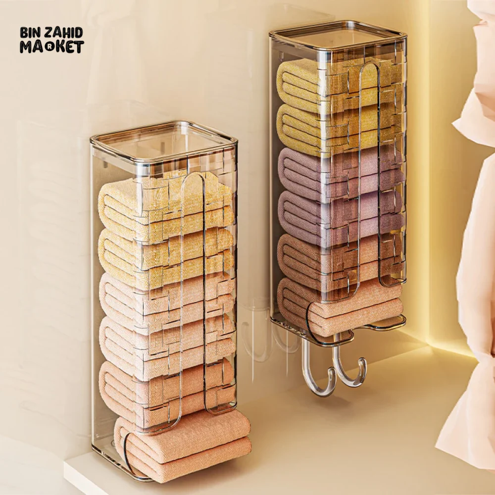 WALL MOUNTED UNDERWEAR & SOCK ORGANIZER STORAGE BOX KITCHEN GARBAGE BAG HOLDER - Image 3