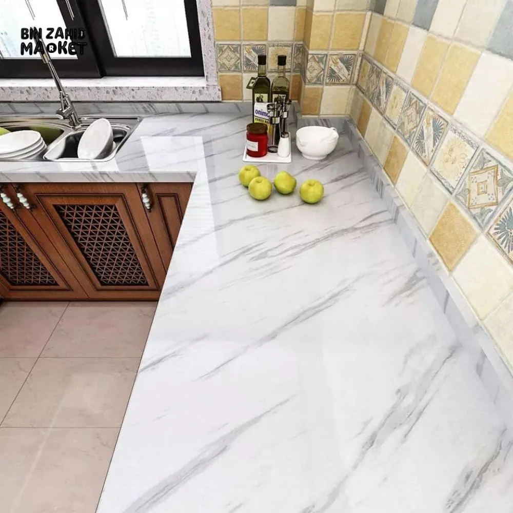 WATERPROOF MARBLE SHEETS ROLL 60*200CM - Image 6