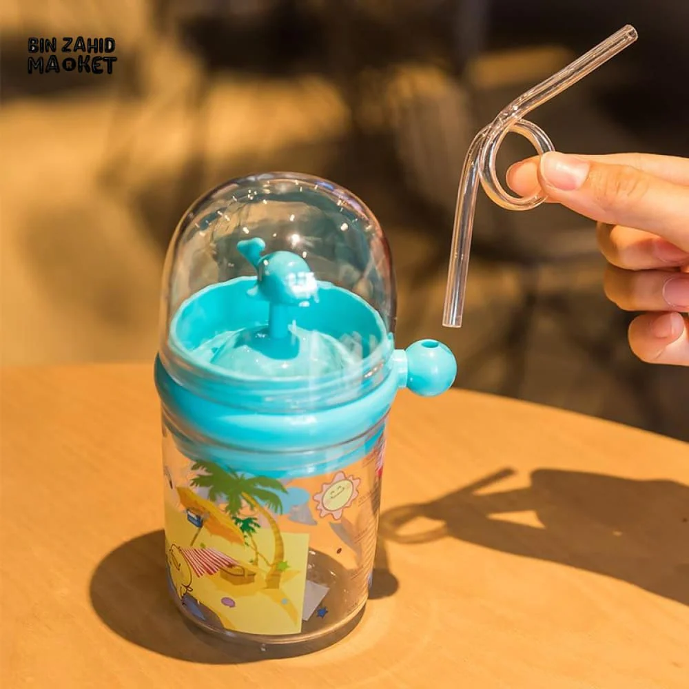 WHALE SPRAY KIDS WATER BOTTLE 250ML - Image 6