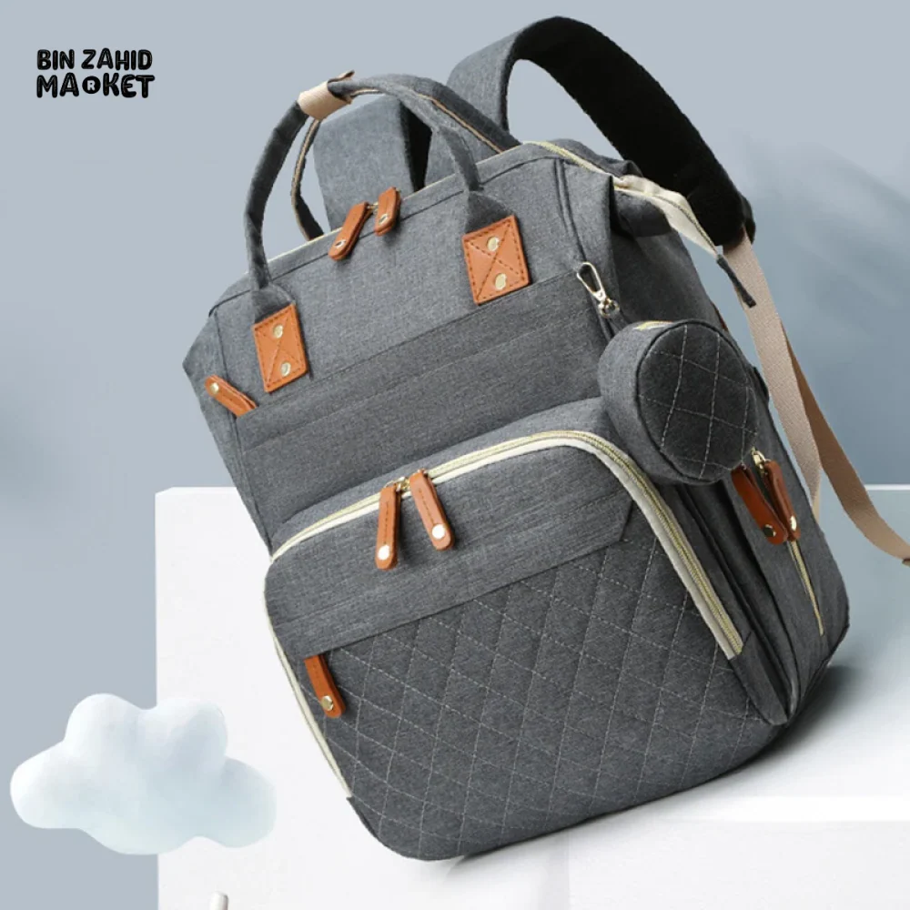WOMEN'S BACKPACK LARGE CAPACITY WATERPROOF OXFORD CLOTH MUMMY BAG DIAPER STORAGE FASHION - Image 11