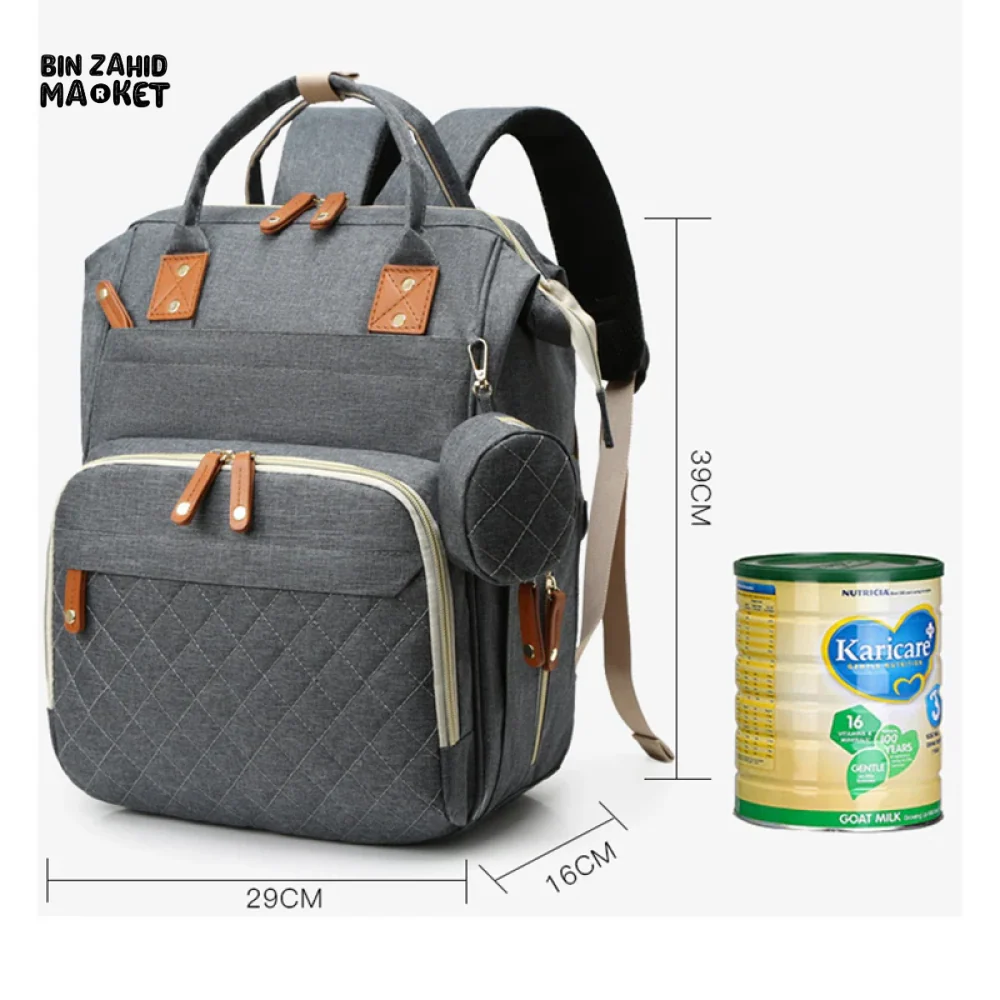 WOMEN'S BACKPACK LARGE CAPACITY WATERPROOF OXFORD CLOTH MUMMY BAG DIAPER STORAGE FASHION - Image 4